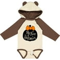 thumbnail image 3 of Inktastic My 1st Halloween with Pumpkin and Orange Bow Boys or Girls Long Sleeve Baby Bodysuit, 3 of 5