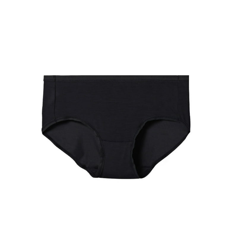 Spdoo Women's Seamlee Period Underwear Mid Waisted Modal Underwear Soft  Breathable Leak-Proof Period Panties Stretch Briefs