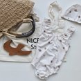 thumbnail image 6 of AJZIOJIRO Baby Toddler Girls Strap Swimsuit UPF 50+ Sun Protection Swimwear Infant Summer Bathing Suits 6M-8T, 6 of 9