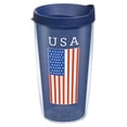 thumbnail image 1 of Tervis Gobelet 8056626 16 oz Drapeau des É.-U. Multicolore Sans BPA Gobelet Isolé, 1 of 4