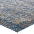 thumbnail image 5 of Modway Minu 5' x 8' Floral Lattice Area Rug in Blue and Gray, 5 of 8