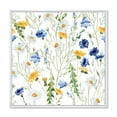 thumbnail image 1 of Designart Wildflowers Chamomile and Clover Bell II FLOAT FRAME WALL ART, 1 of 4