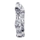 thumbnail image 5 of Vestido corto sin mangas con estampado blanco y negro S, 5 of 9
