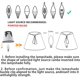 thumbnail image 5 of Juego de 3 pantallas de lámpara pequeñas, pantallas de tela para lámpara de pared, pantallas de lámpara, lámparas de mesa pequeñas, para bombillas de borde de corte, visualización de ajuste, 5 of 16