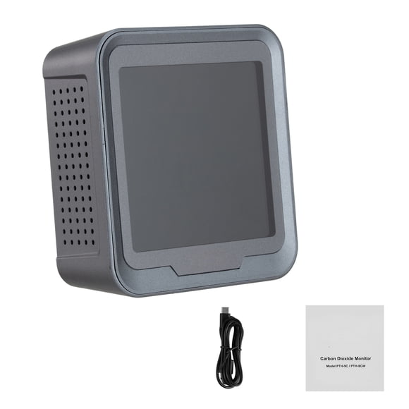 KFFKFF Carbon Dioxide Monitor, CO2 Controller with Temperature and Humidity Display, NDIR Sensor
