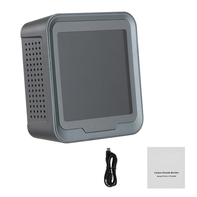 KFFKFF Carbon Dioxide Monitor, CO2 Controller with Temperature and Humidity Display, NDIR Sensor
