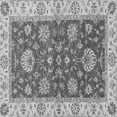 thumbnail image 1 of Ahgly Company Indoor Square Oriental Gray Traditional Area Rugs, 6' Square, 1 of 4