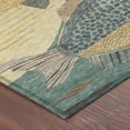 thumbnail image 3 of Addison Rugs Chantille Indoor/Outdoor Transitional Coastal Teal Machine Washable Rectangle Rug, 3' x 5', 3 of 8