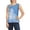 Blue, variant on ALFANI Womens Blue Printed Sleeveless Jewel Neck Tank Top S