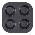 thumbnail image 1 of Juego de moldes para muffins de acero antiadherentes en liquidación con opciones de 4/6/9/12 tazas, distribución uniforme del calor y fácil limpieza para obtener resultados de horneado perfectos., 1 of 7