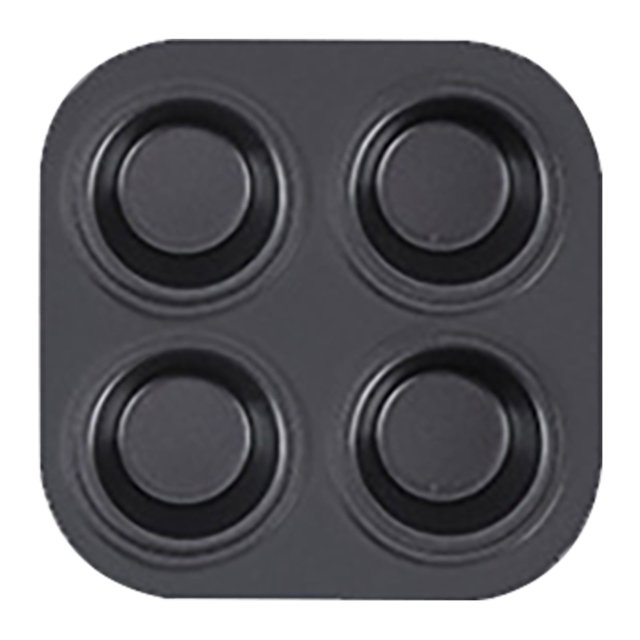 Juego de moldes para muffins de acero antiadherentes en liquidación con opciones de 4/6/9/12 tazas, distribución uniforme del calor y fácil limpieza para obtener resultados de horneado perfectos.