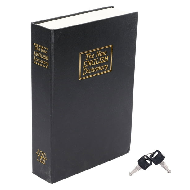 Safe Secret Metal Lock Box,Diversion Book Safe High Money Hiding Box