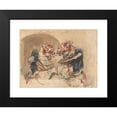 thumbnail image 2 of Piotr Michałowski 18x14 Black Modern Framed Museum Art Print Titled - Two Climbed Horses in Harnesses (1838), 2 of 5