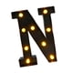 thumbnail image 1 of Lámpara de letras de marquesina con luz LED, letrero del alfabeto, letras de marquesina iluminadas para decoración de pared, fiestas, cumpleaños, N 661 x 858 x 157 pulgadas, 1 of 9