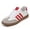White, variant on Women’s Gum Sole Sneakers Non Slip Retro Casual Classic Fashion Sneakers for Daily Work, Skateboarding, Walking, Unisex German Trainer Shoes