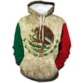 thumbnail image 2 of Sudadera con capucha con la bandera de México para hombre, sudadera con estampado 3D, sudadera con gráficos casuales, sudadera con capucha de gran tamaño para primavera y otoño, ropa de calle, 2 of 4