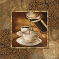 thumbnail image 2 of Gorham, Gregory 26x26 Black Ornate Wood Framed with Double Matting Museum Art Print Titled - Coffee III, 2 of 4