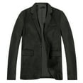 thumbnail image 3 of Cloudstyle Men's Slim Fit 1 Button Lapel Jacket, 3 of 5