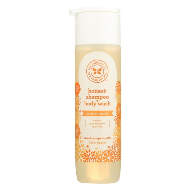 The Honest Company Shampoo and Body Wash Sweet Orange Vanilla 10 Fl