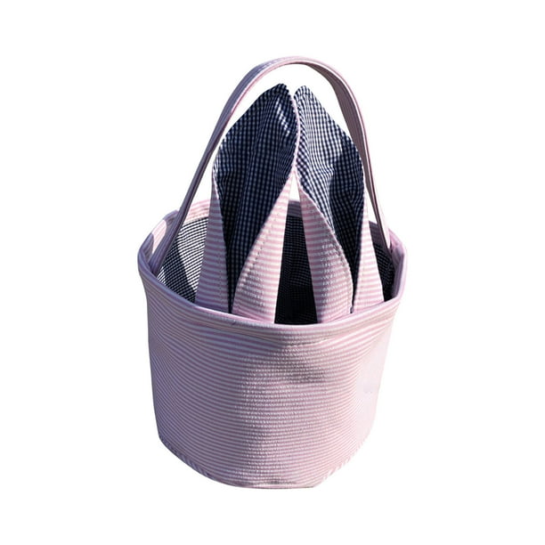noarlalf storage bins cute easter rabbit cloth basket candy eggs buckets party decoration for