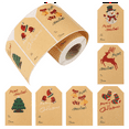 thumbnail image 4 of Christmas Tags Stickers, 250Pcs/roll Holiday Present Stickers,6 Style, 4 of 10