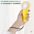 thumbnail image 4 of Fnochy Clearance Portable Handheld Fan, Lightweight Hanging Fan with Lanyard, High Airflow Cooling for Indoor Outdoor Use, Battery Powered Personal Fan for Office Travel Camping, 4 of 4