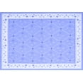 thumbnail image 1 of Ahgly Company Indoor Rectangle Abstract Blue Contemporary Area Rugs, 2' x 3', 1 of 4