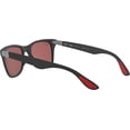 thumbnail image 5 of Ray Ban Scuderia Ferrari Polarized Silver Mirror Chromance Square Men's Sunglasses RB4195M F602H2 52, 5 of 5