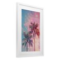 thumbnail image 3 of Stupell Industries Sunset Palm Dream White Framed Print Under Glass, design by LSR Design Studio, 20 x 14, 3 of 10
