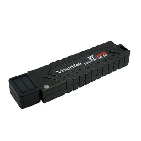 UPC: 0784090038869 | Visiontek 901238 120GB XT USB 3.0 Pocket Solid State Drive  Black