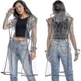 thumbnail image 2 of Waterproof Raincoat Lightweight Packable Raincoat Transparent Rain Ponchos, 2 of 3