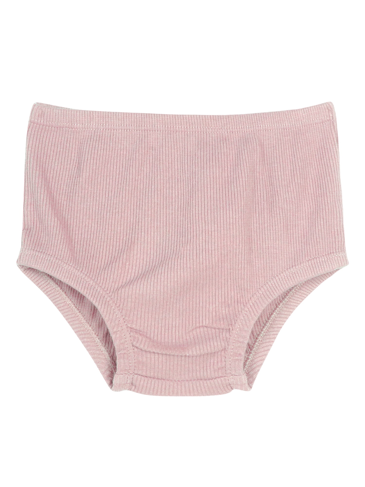 Modern Moments by Gerber Baby Girl Ribbed Long Sleeve Dress & Diaper Cover Outfit Set, 2 Piece, Sizes 0/3-24 Months