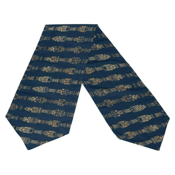 Ryvnso Golden Nutcrackers Table Runner Tablecloth Home Decoration 13 x 70 inches