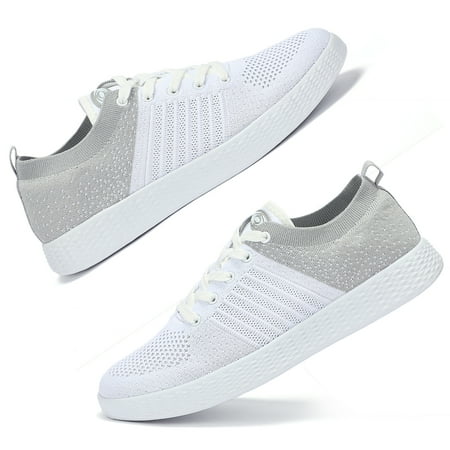 

Women Sock Walking Shoes Breathable Lightweight Fashion Casual Workout Sneakers White Size 10