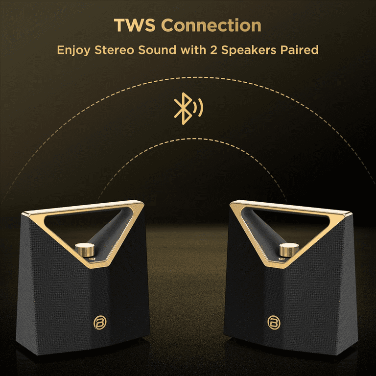 BUGANI Brief Plus Bluetooth Speaker Portable 80W, 12H Long