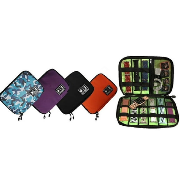 Waloo Products Small Pouch for USB & Cables, Blue