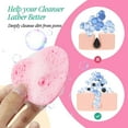 thumbnail image 6 of 20 Pieces Facial Sponges, Heart Shape Compressed Face Sponge Natural Sponge Pads for Face Cleansing, 6 of 6