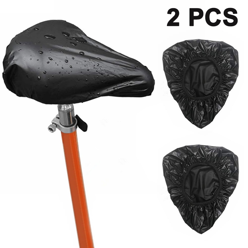 VARIOUS COLOURS Waterproof Bike Seat Cover Bicycle Saddle Plastic Rain Cover 