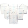 thumbnail image 2 of 6 Pezos Taza de Medi de Plástico Vaso de Medidor Juegos Educación para 1-4 Años Sunnimix Juego de vasos medidores de geometría, 2 of 8