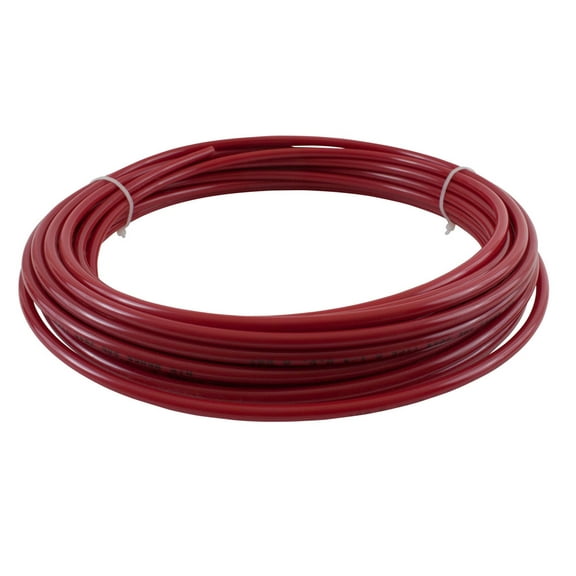 5/8" OD x 100' Red SAE J844 Nylon Air Brake Tubing DOT Approved | Pneumatic Nylon Air Line Hose for Air Brake System