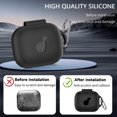 thumbnail image 1 of Funda de silicona SUSUchens para auriculares SoundCore C30i con mosquetón, protección integral de 360 grados, a prueba de golpes, color azul, 1 of 8