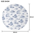 thumbnail image 6 of Round Waterproof Tablecloth 60×60 Inch, Boho Style Reusable Indoor/Outdoor Durable Table Cover for Party Kitchen Dinner Room Decor, 6 of 6