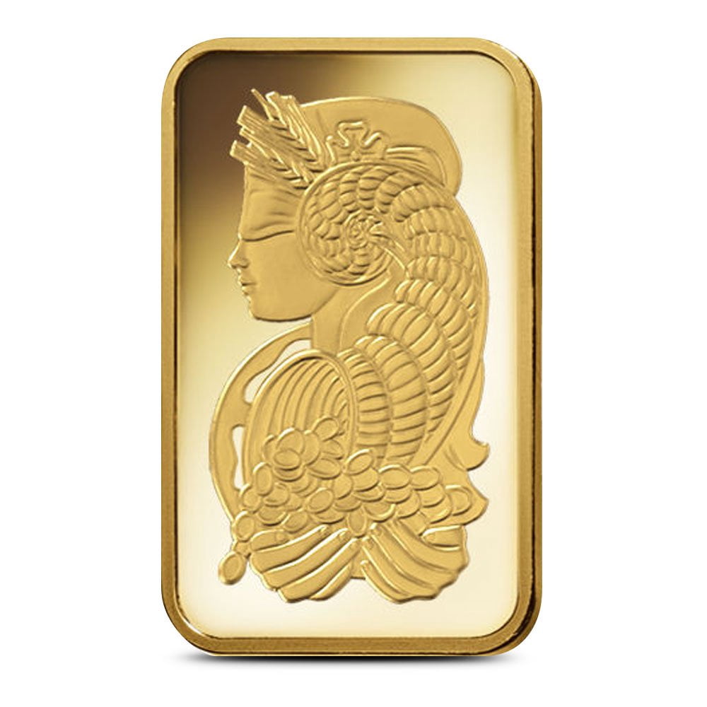 Pamp Suisse Lady Fortuna 10 Gram Gold Bar - Large Assay Card