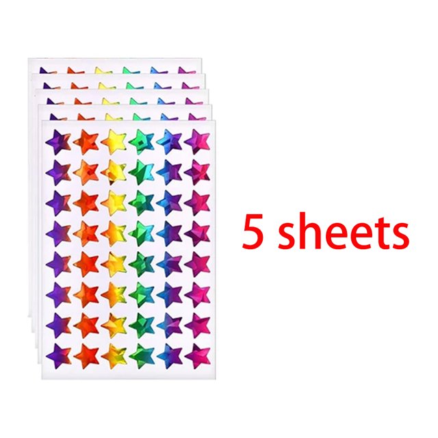 3-45sheet Reward Stickers for Children Colorful Star Heart Dot Behavior Chart Scrapbook Sticker Student Teacher Supplies