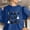 Blue, variant on WXLWZYWL Oversized Christmas Sweatshirts for Women 2024 Ugly Christmas Sweaters Cute Reindeer Graphic Crewneck Pullover Tops