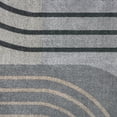 thumbnail image 4 of TOWN & COUNTRY EVERYDAY Avani Retro Arch Everwash® Washable Area Rug with Non-Slip Backing, Pet Friendly Rug, Grey/Blue, 6'6"x 9'6", 4 of 6