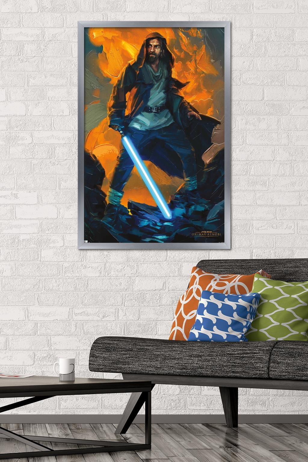 Star Wars: Obi-Wan Kenobi - Obi-Wan Mustafar Wall Poster, 22.375" x 34" Framed