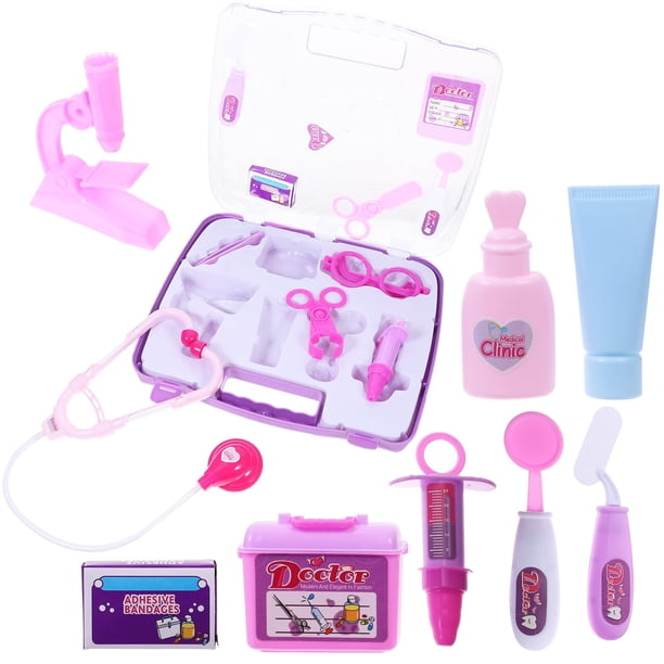 Maletín De Médico Para Niños KIMIGO – Juego De Doctora Con Estetoscopio Real, Termómetro Y Accesorios, Regalo Educativo 3-6 Años
