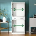 thumbnail image 5 of DIYART White Kitchen Pantry Cabinet, 71" Tall Kitchen Storage Cabinet with doors and Drawer, 5 of 6