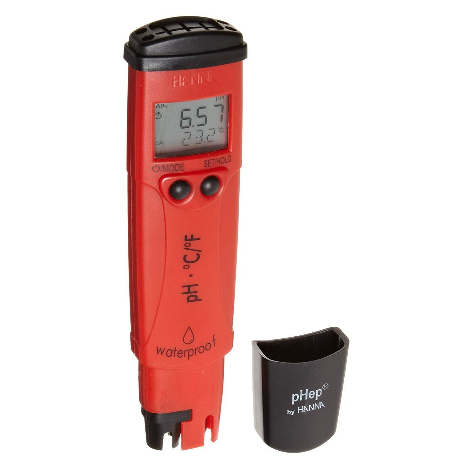 Hanna GroChek pHEP 5 pH and Temperature Tester Meter in Waterproof Case HI98128 